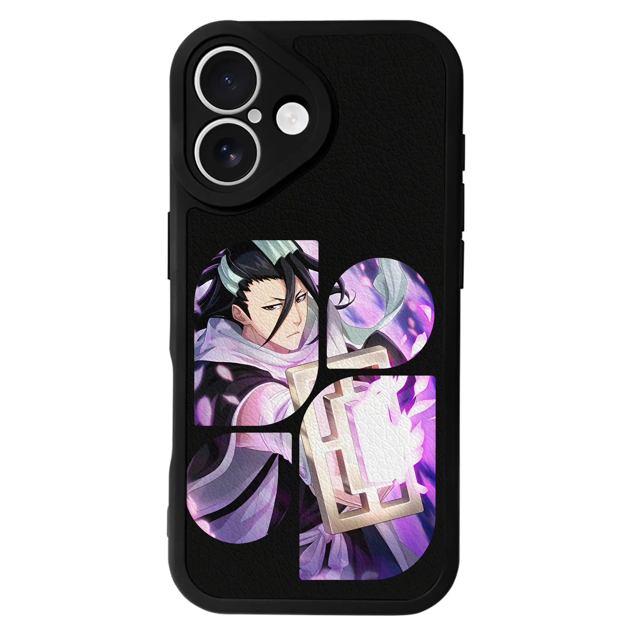 ブリーチ グッズ,朽木 白哉 - IPhone 16シリーズ対応 ・ シリコンスマホケース ・ レザー調 ・ 高精度フィット ・ 耐衝撃 ・ ワイヤレス充電対応 ・ 精密カット